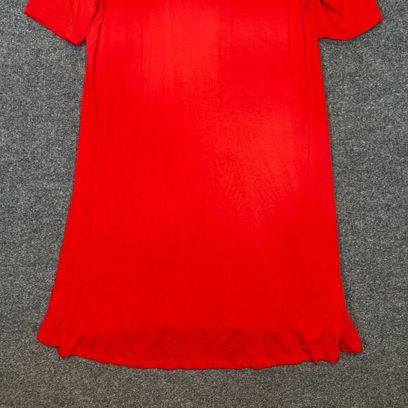 Old Navy Dress Womens 1X Plus Orange Tshirt Dress Bohemian Maxi‎ Plus Size - Picture 2 of 8